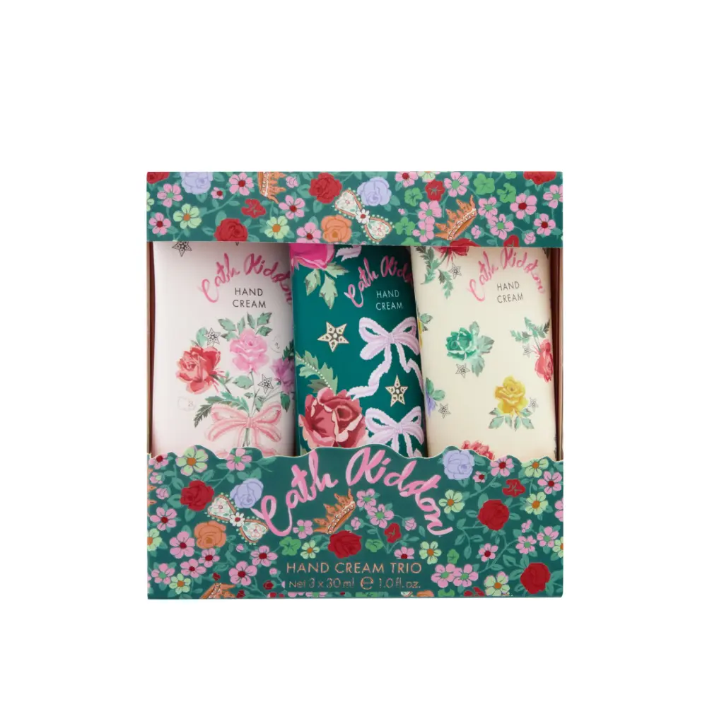 Kinkekomplekt 'Cath Kidston Crown Ditsy' kätekreemid 3×30ml