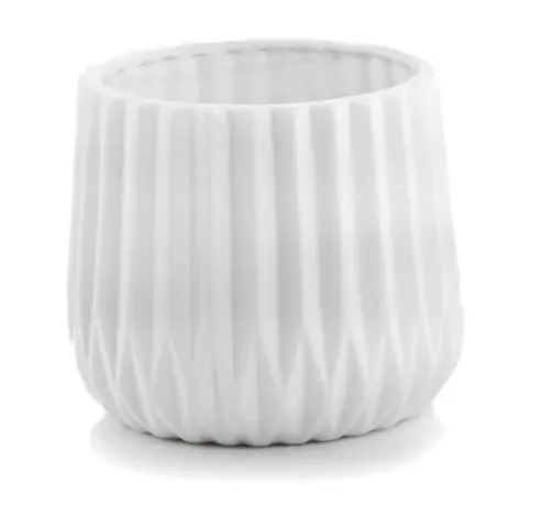 Lillepott Barcelona d16cm valge