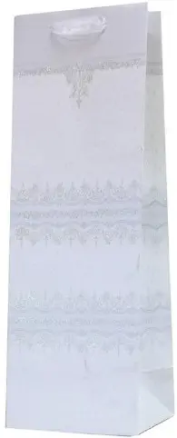 Pudelikott 'Valge glitter'