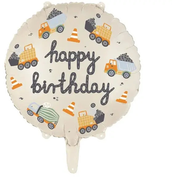 Foolium õhupall 'Happy Birthday' ehiutusmasinad 45cm