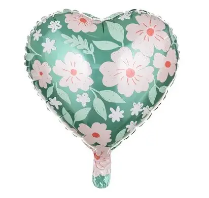 Foolium õhupall 'Lilleline süda' 45cm