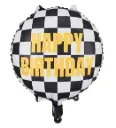 Foolium õhupall 'Happy Birthday' ruuduline 45cm