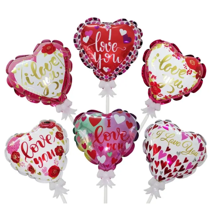 Foolium õhupall 'Love Bubble mix' tikul 12cm