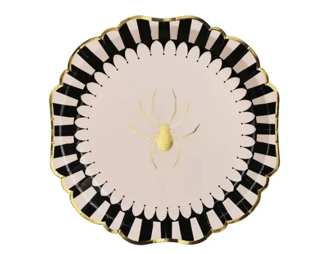 Ühekordne taldrik ämblikuga 23cm 6tk/pk