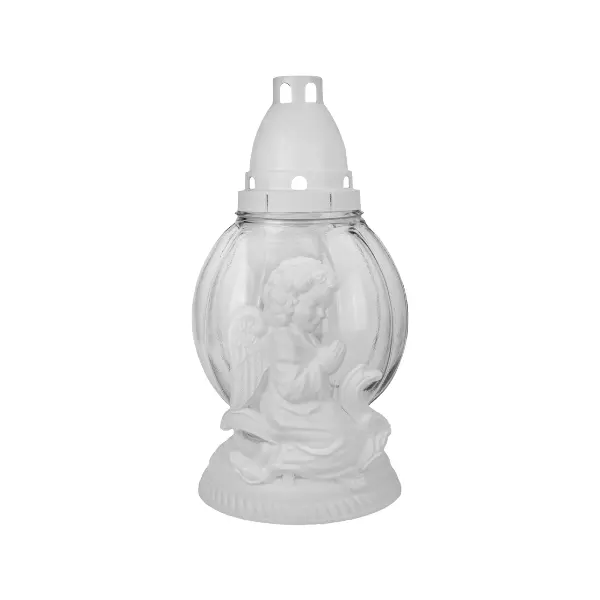 Kalmuküünal klaasist Ø12,5cm H30cm 