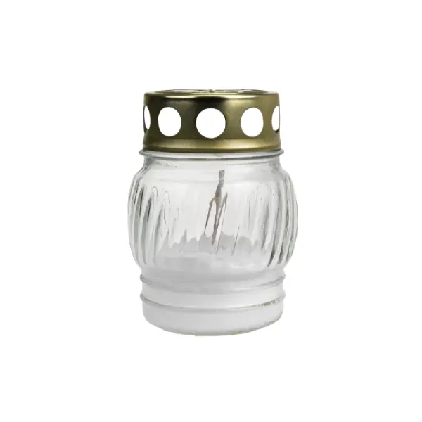 Kalmuküünal klaasis Ø7,5cm H9,5cm 12h