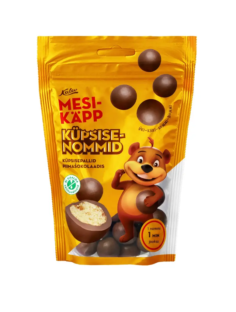 Mesikäpp küpsis piimašokolaadis dražee 120g