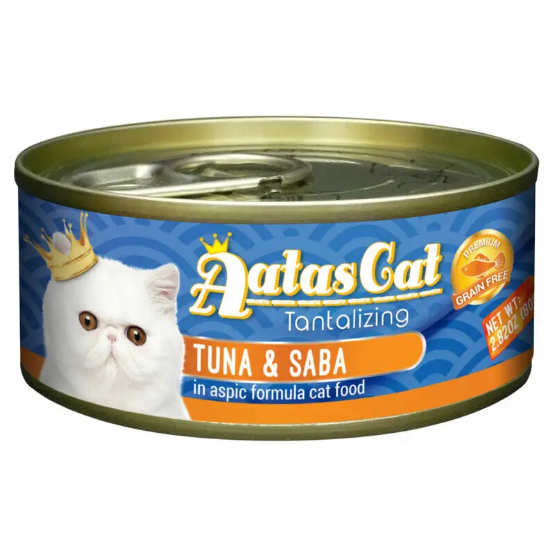 Aatas Cat Tantalizing Tuna & Saba konserv kassile 80g