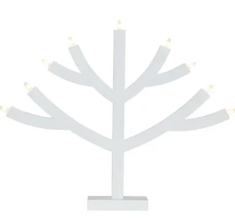 Advendiküünal Grene valge 9LED h51cm