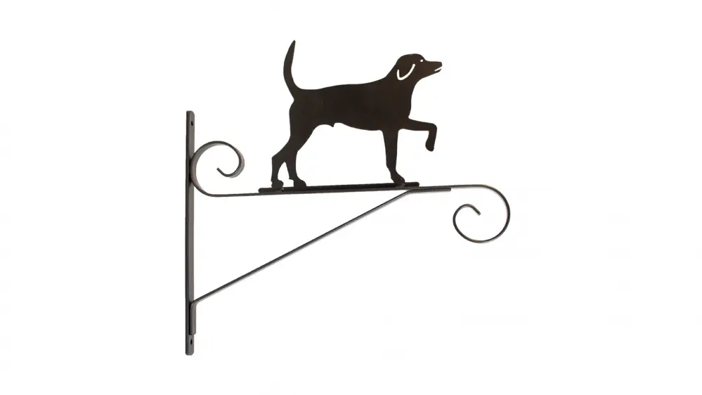 Ampli riputuskonks Koer seinale 34cm antratsiit