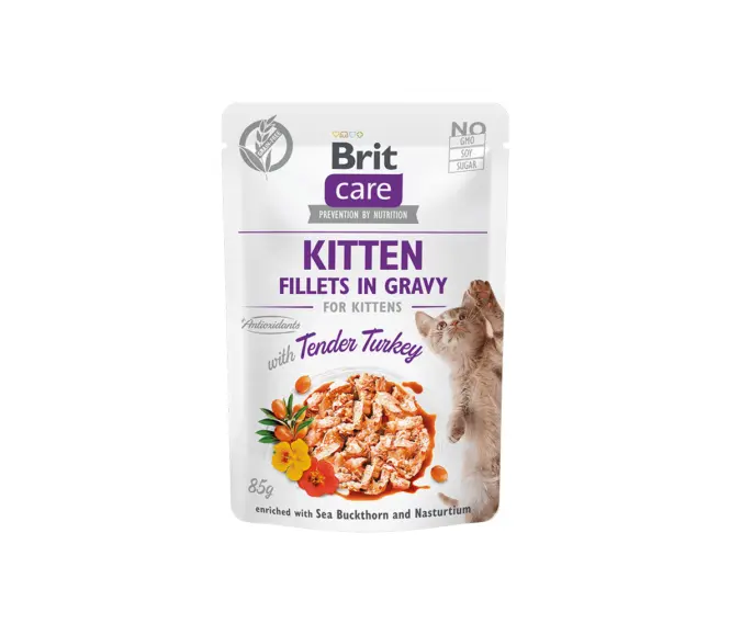 BC Fillets in Gravy Turkey Kitten 85g