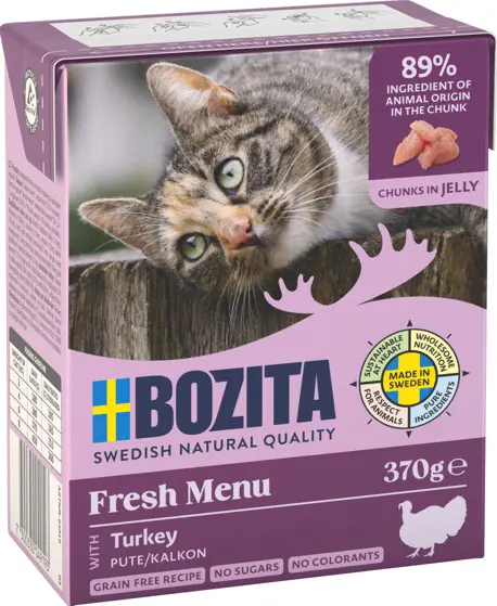 Bozita Chunks in Jelly kalkun kassile 370g