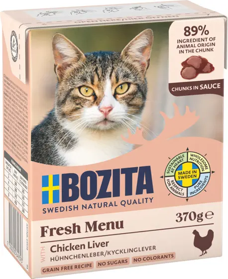 Bozita Chunks in Sauce kanamaks kassile 370g