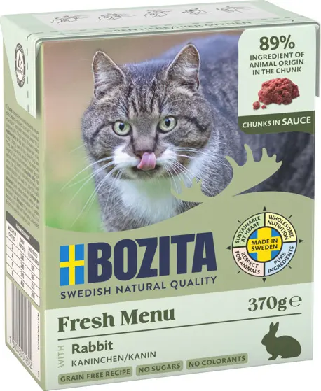 Bozita Chunks in sauce küülik kassile 370g