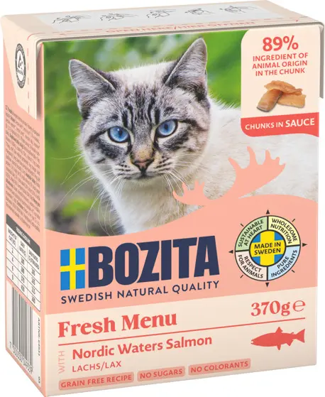 Bozita Chunks in sauce lõhega 370g