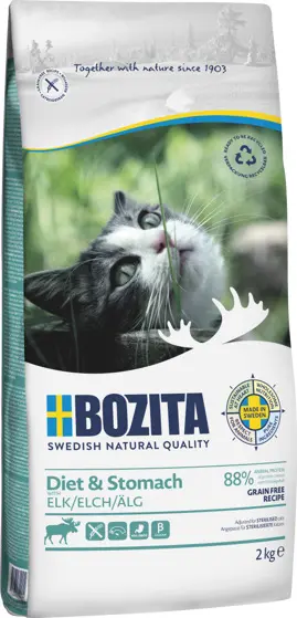 Bozita Diet&Stomach Grain.F põder 2kg