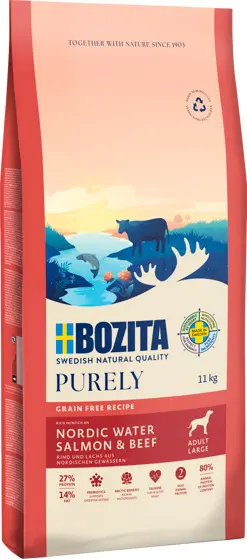 Bozita GF Adult large Salmon&Beef 11kg