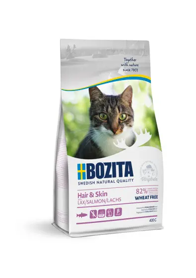 Bozita Hair & Skin Wheat free lõhe 400g