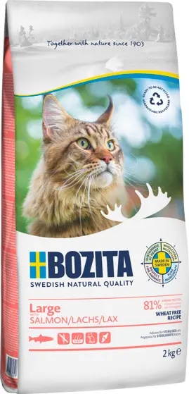 Bozita Large wheat free lõhe 2kg