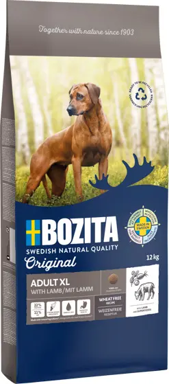 Bozita Original Adult XL nisuvaba täissööt koerale 12kg
