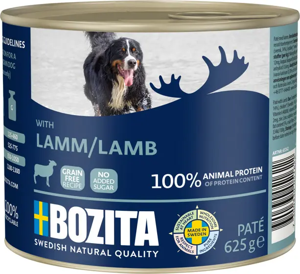 Bozita Pate lammast 625g