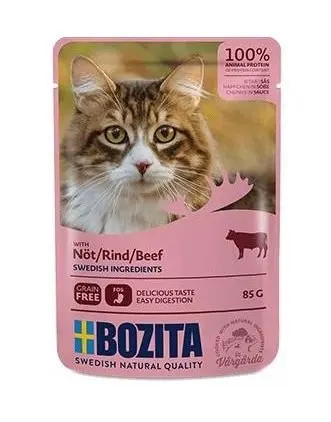 Bozita Chunks in sauce with Beef kassikonserv 85g