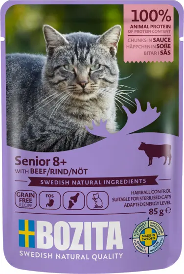 Bozita Pouch Senior 8+ veis kastmes 85g