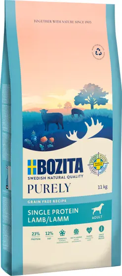 Bozita Purely GF Adult Lamb 11kg