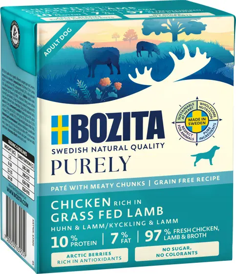Bozita Purely kana/lammas 370g