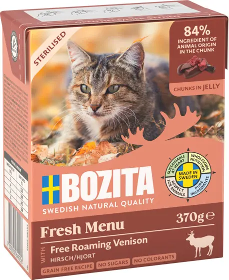 Bozita Steril. Chunks hirv 370g