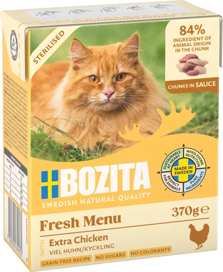 Bozita Steril. Chunks with Chicken 370g