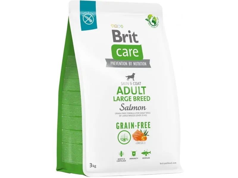 Brit Care GF Adult LB lõhe 3kg