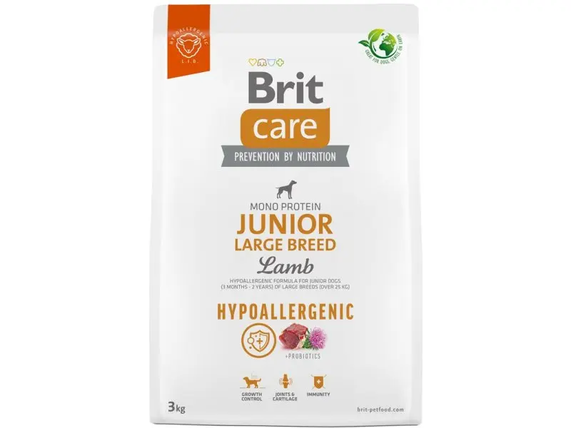 Brit Care HP Junior LB lammas/riis 3kg