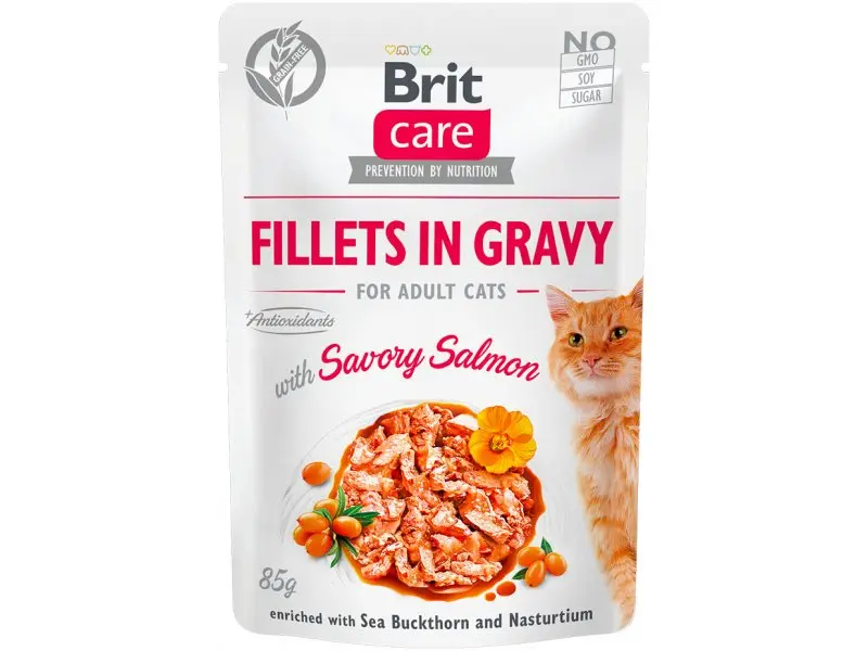 Brit Care lõhe kastmes kassidele 85g