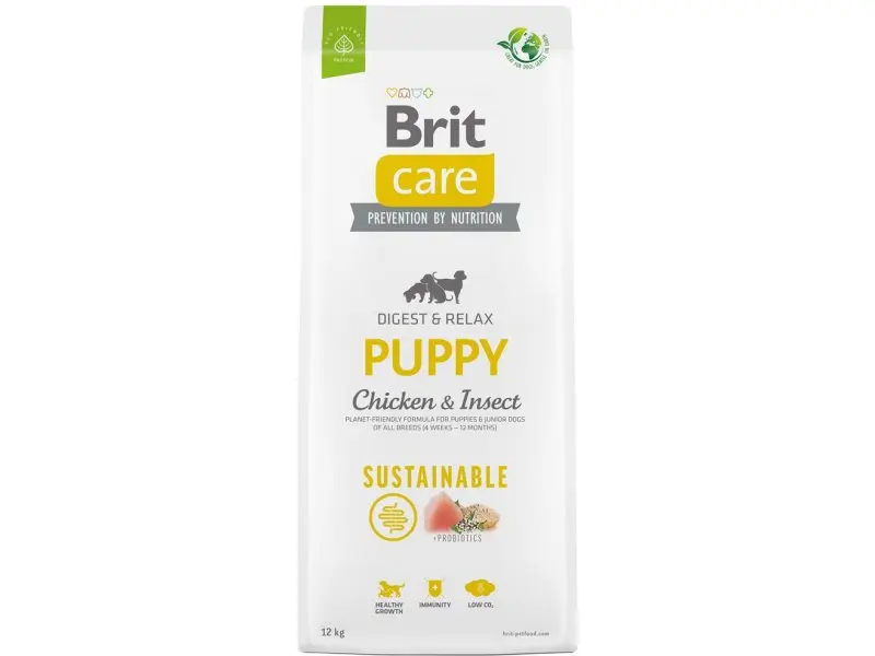Brit Care Sustainable Puppy Chicken & Insect koeratoit 12kg