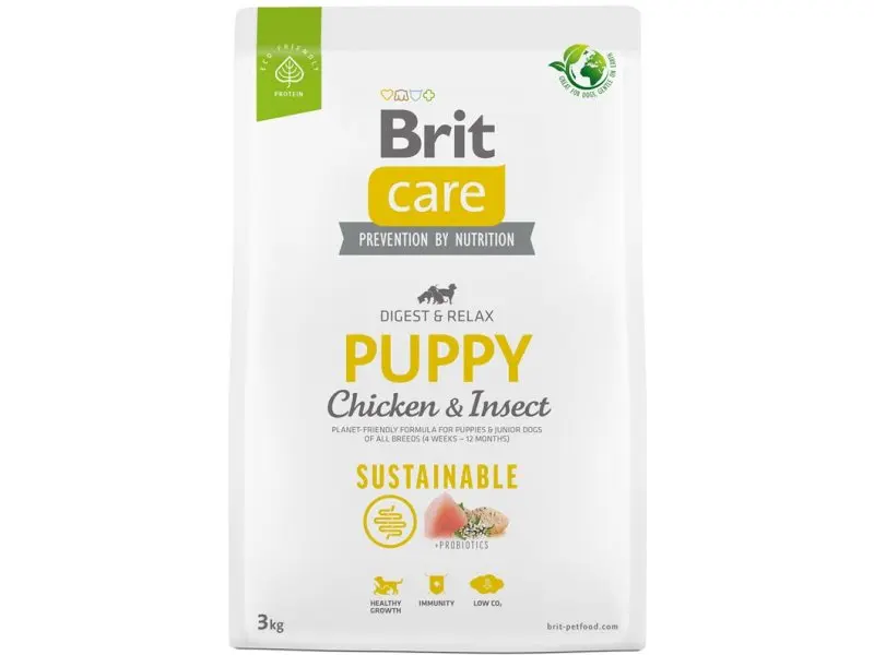 Brit Care Sustainable Puppy Chicken & Insect koeratoit 3kg