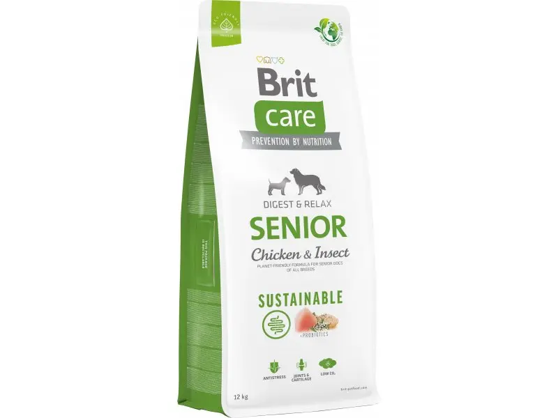 Brit Care Sustainable Senior Chicken & Insect koeratoit 12kg