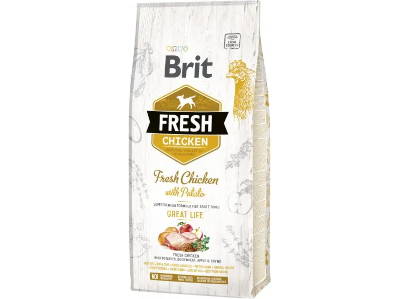 Brit Fresh Chicken with Potato Adult koeratoit 12kg