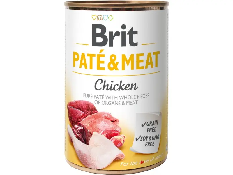 Brit konserv Pate&Meat kana/veis 400g