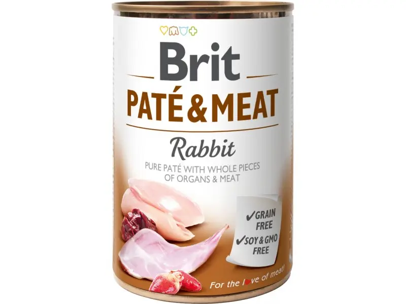 Brit konserv Pate&Meat küülik/kana 400g