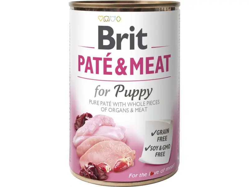 Brit Pate&Meat Puppy kana/kalkun 400g