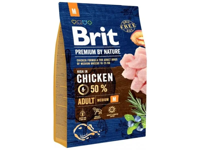 Brit Premium by Nature Adult M koeratoit 3 kg