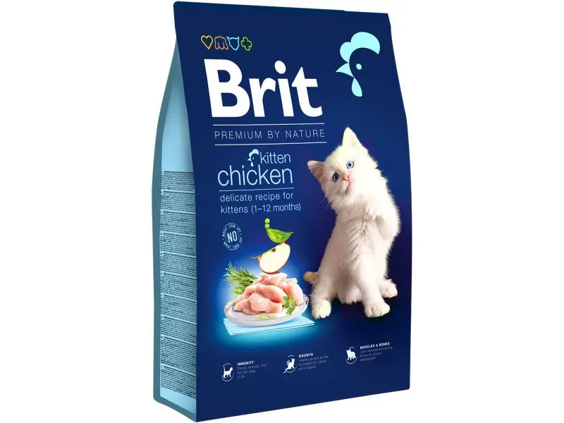 Brit Premium Cat Kitten Chicken kassitoit 0,3kg