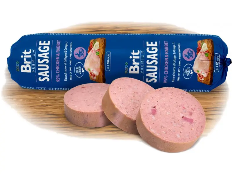 Brit Premium Chicken & Rabbit vorst 800g