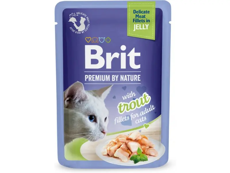 Brit Premium Delicat.Trout in Jelly 85g
