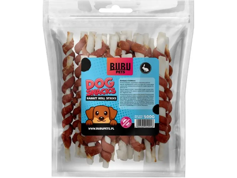 Bubu koeramaius jäneseliharullid 500g