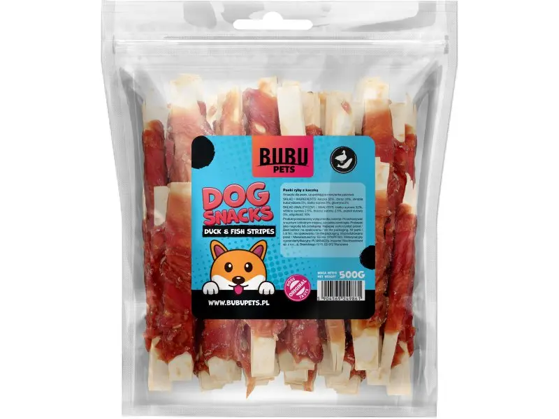 Bubu koeramaius pardi ja kala ribad 500g