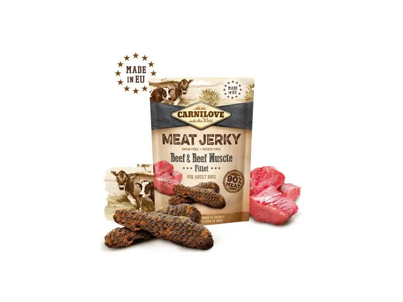 Carnilove Dog Jerky Beef ja Muscle 100g