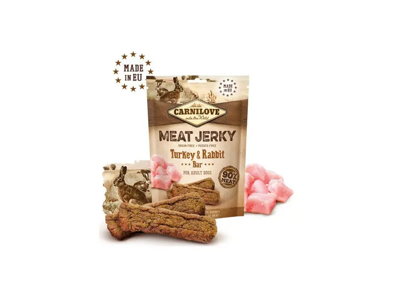 Carnilove Dog Jerky Turkey & Rabbit 100g
