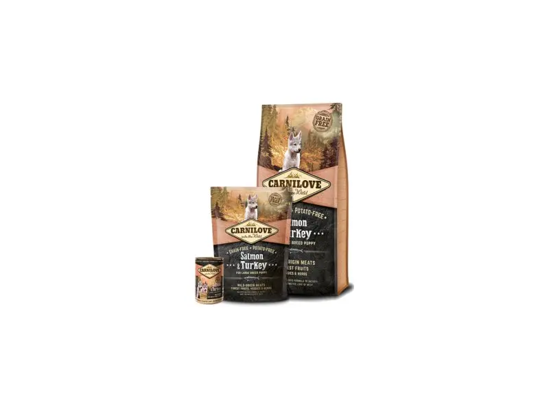 Carnilove Salmon & Turkey for Large Breed Puppies koeratoit 1,5 kg